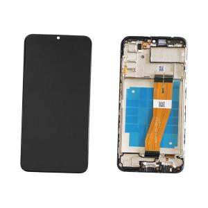 DISPLAY LCD PER SAMSUNG A037G A03S NERO (NON EU) CON FRAME GH81-21232A