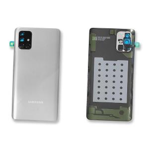 BACK COVER PER SAMSUNG A715F A71 SILVER GH82-22112E - SERVICE PACK