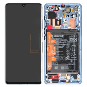 DISPLAY LCD SERVICE HUAWEI P30 PRO BREATHING CRYSTAL CON FRAME E BATTERIA - VOG-L29