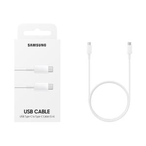 CAVO TYPE-C + TYPE-C SAMSUNG EP-DN975BWEGWW BIANCO - BLISTER
