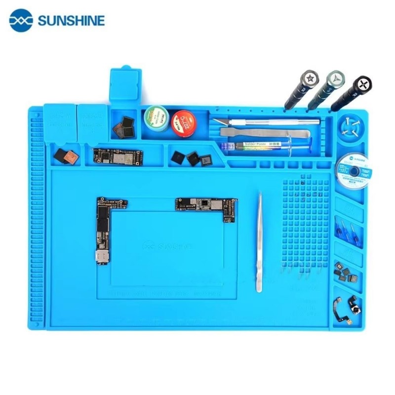 SUNSHINE S-160 Tappetino in Silicone di Manutenzione Speciale per Alte Temperature | PIANO DA LAVORO