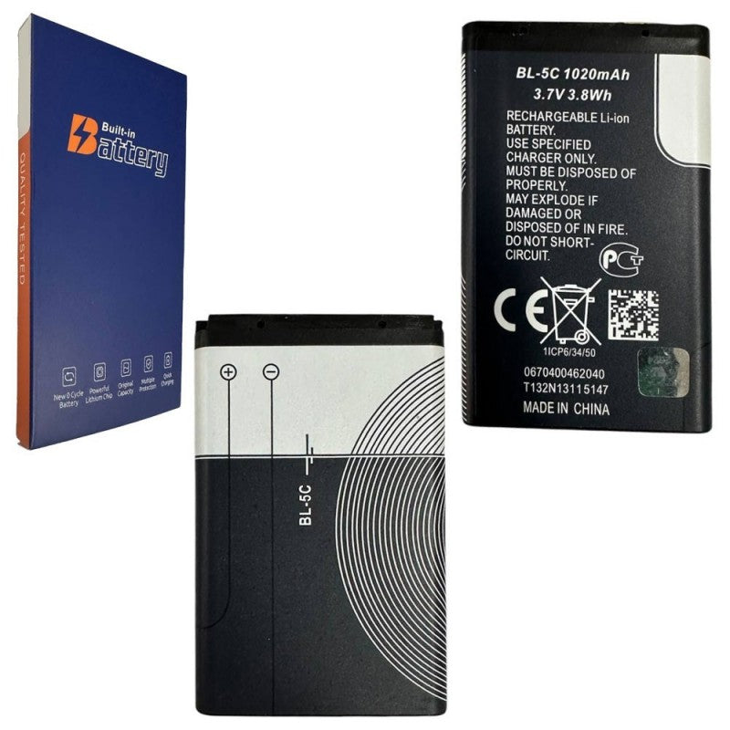 Batteria Compatibile BL-5C Per Nokia /Brondi Magnum 4 President Amico Fidato Sincero Comfort Chic Energizer E4 E4EU3 BL-5C