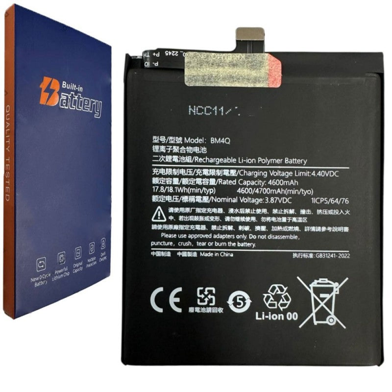Batteria Compatibile BM4Q Per Xiaomi Redmi K30 Pro / K30 Pro 5G / Poco F2 Pro