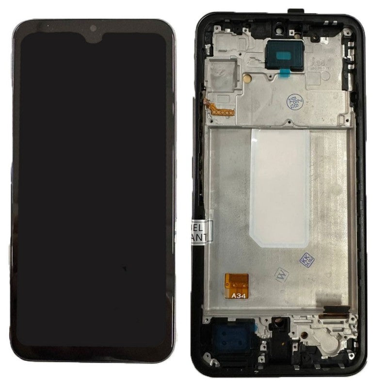 Display LCD OLED + Frame Per Samsung Galaxy A34 5G A346