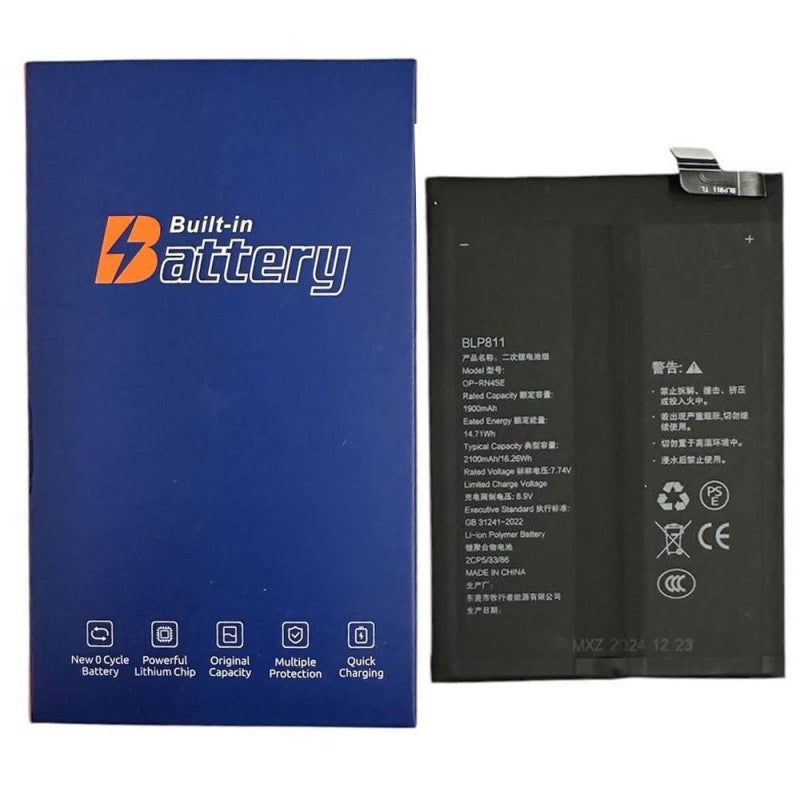 Batteria Compatibile per Oppo Find x3 Lite / Find X3 Neo / Reno 4 SE / Reno 5 5G | BLP811