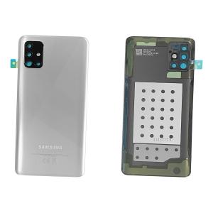 BACK COVER PER SAMSUNG A515F A51 METALLIC SILVER GH82-21653F - SERVICE PACK