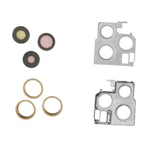 VETRO CAM POSTERIORE PER IPHONE 13 PRO (KIT COMPLETO) GOLD