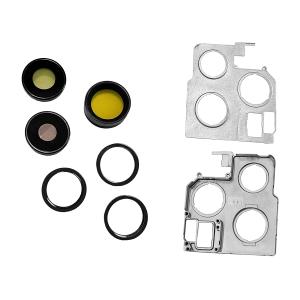 VETRO CAM POSTERIORE PER IPHONE 13 PRO MAX (KIT COMPLETO) GRAPHITE