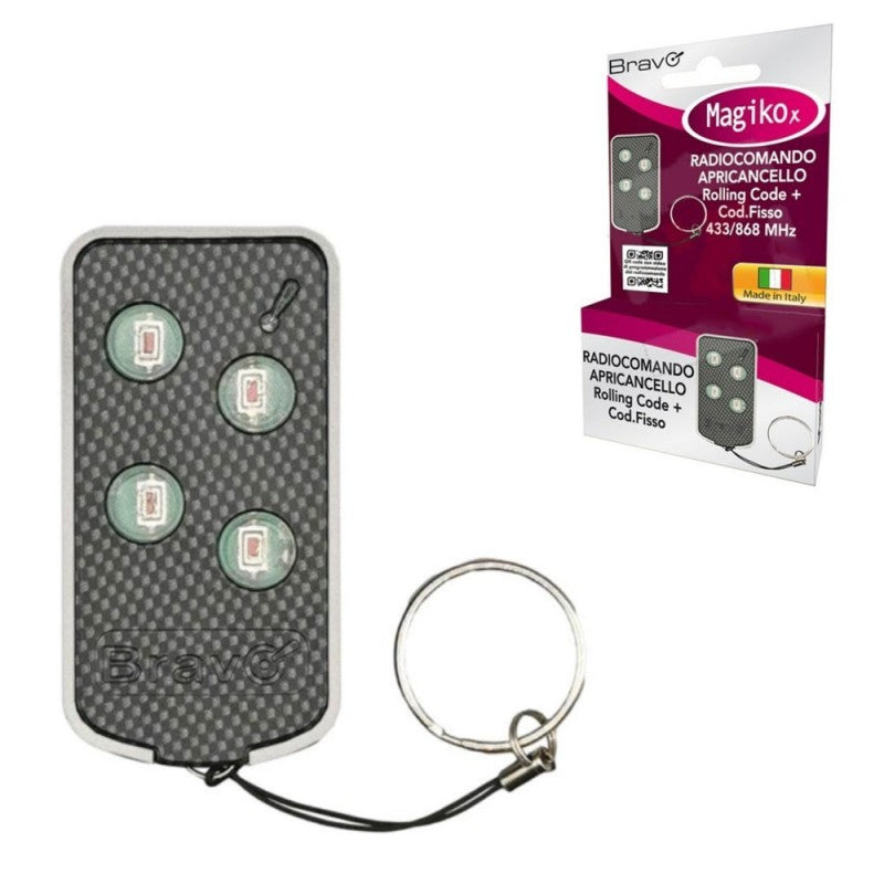 Bravo MAGIKO Universal New Telecomando Universale Programmabile Radiocomando Apri-Cancello Rolling