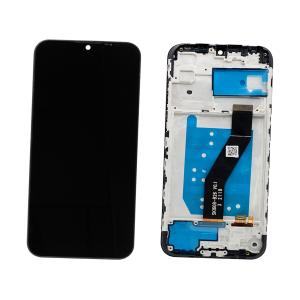 DISPLAY LCD PER MOTOROLA XT2053 MOTO E6S NERO CON FRAME