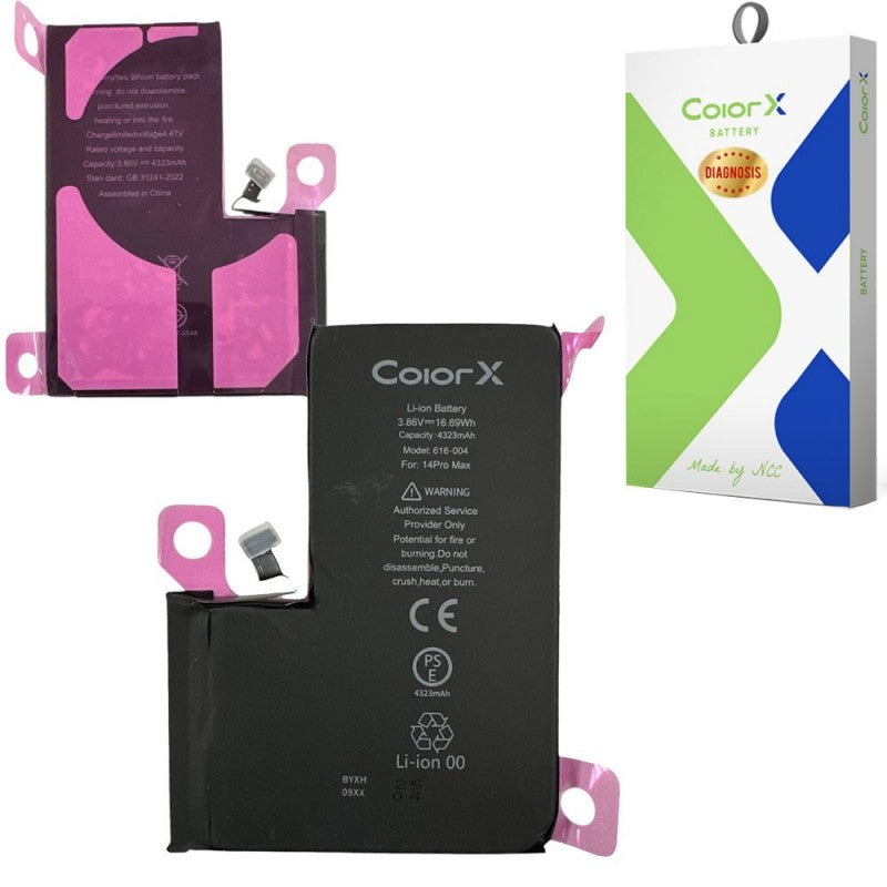 ColorX Batteria Diagnosis IC Originale per Apple iPhone 14 Pro Max 4323 mAh