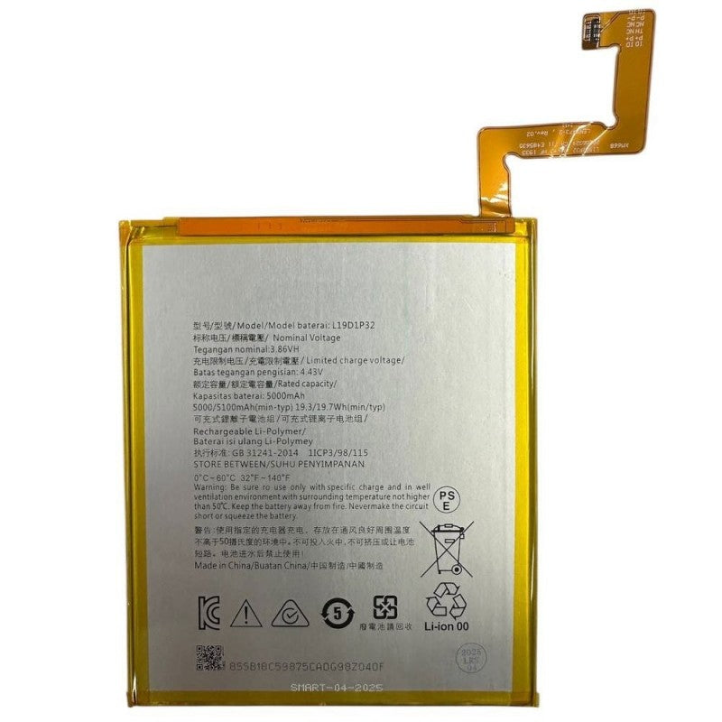 Batteria Compatibile per Lenovo Tab M10 Plus 2020 X606 | L19D1P32