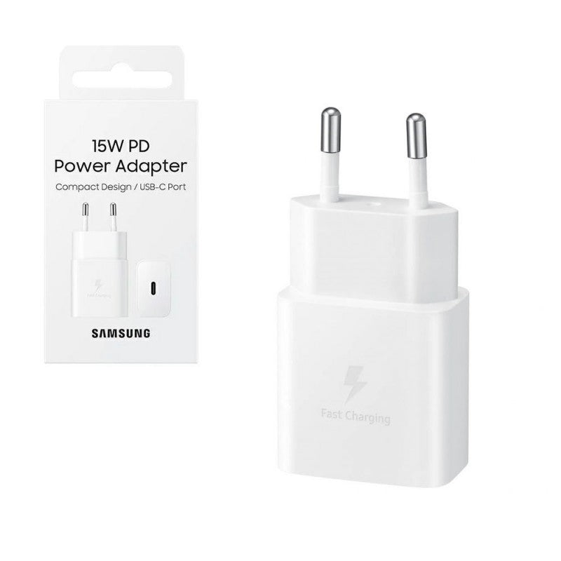 Samsung Caricabatterie USB-C Fast Charging 15W EP-T1510NWEGEU | Bianco