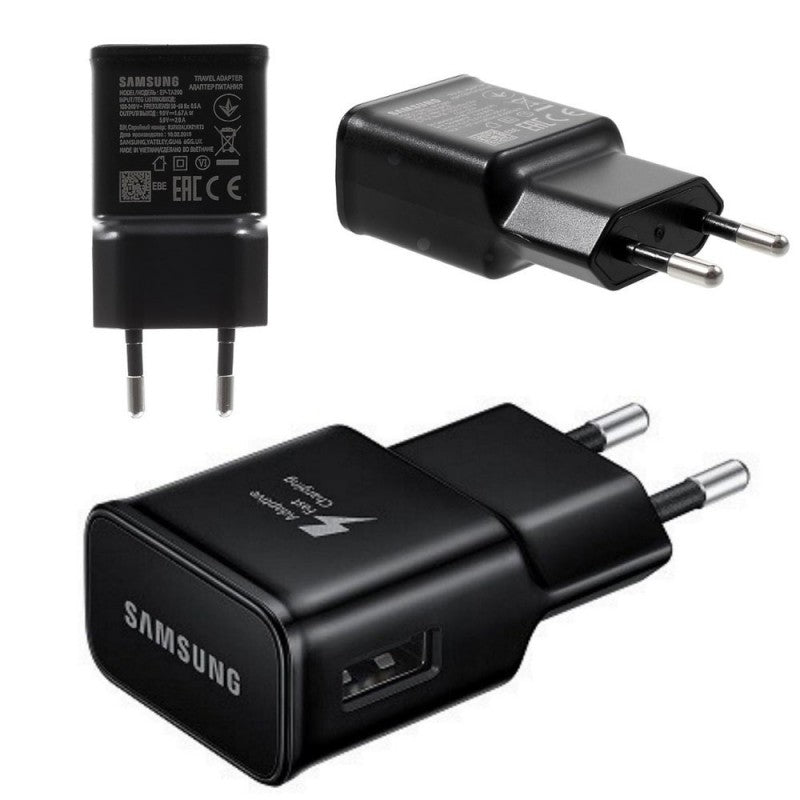 Samsung Caricabatteria Fast Charge EP-TA200EB Travel Adapter Nero | BULK