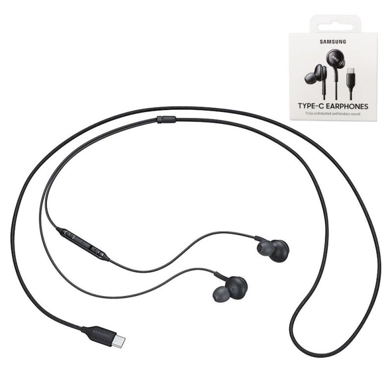 Samsung Auricolare USB-C AKG Cuffie EO-IC100B in Blister | Nero