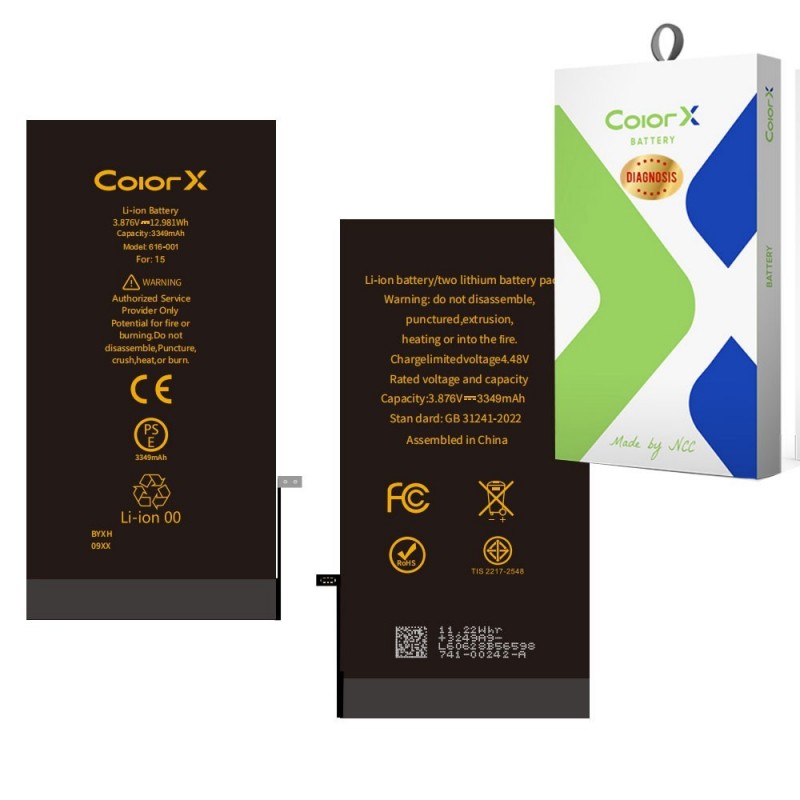 ColorX Batteria Diagnosis IC Originale per Apple iPhone 15
