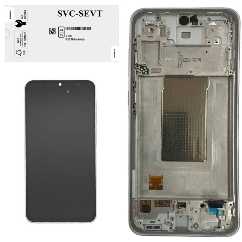 Samsung SERVICE PACK Display LCD ORIGINALE + Frame Galaxy A36 5G 2025 A366 | Lavander