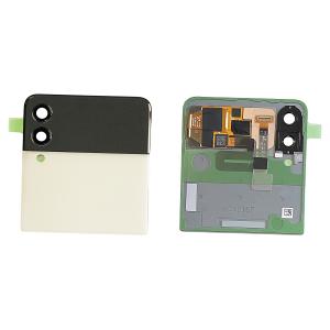 DISPLAY LCD PER SAMSUNG F711B Z FLIP 3 5G CREMA (ESTERNO) GH97-26773B - SERVICE PACK