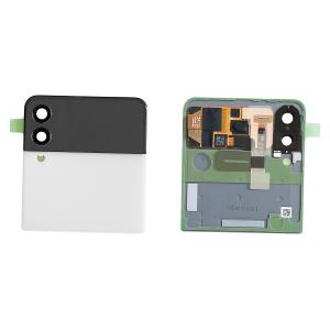 DISPLAY LCD PER SAMSUNG F711B Z FLIP 3 5G BIANCO (ESTERNO) GH97-26773F - SERVICE PACK