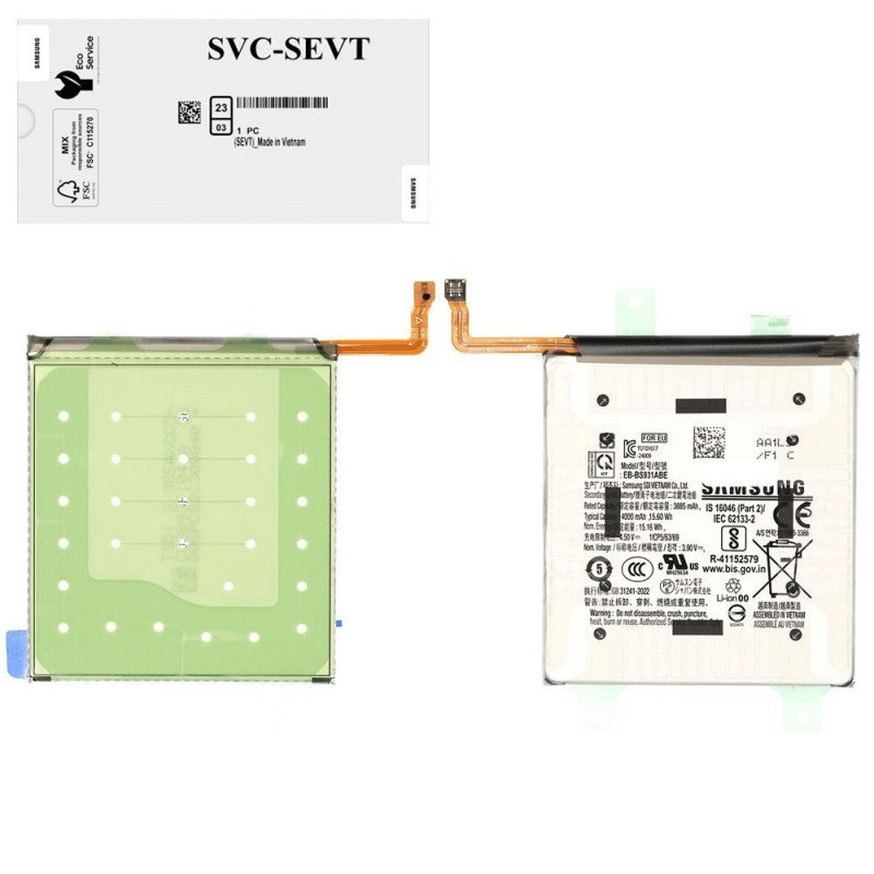Samsung Service Pack Batteria EB-BS931ABE Originale per Galaxy S25 S931