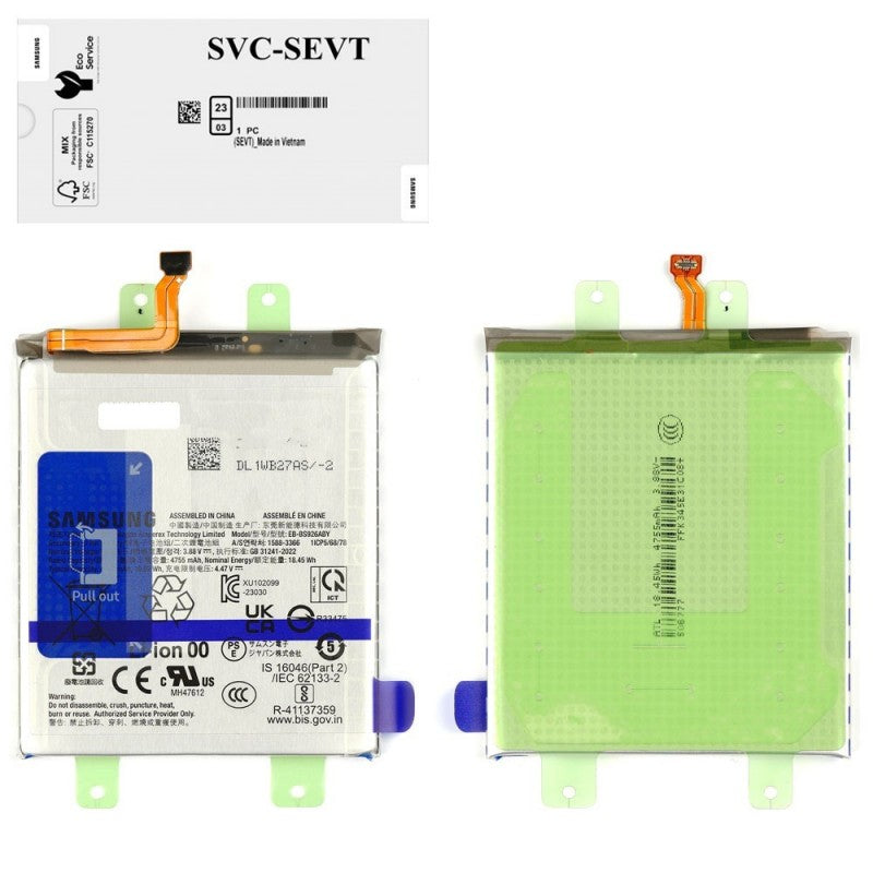 Samsung Service Pack Batteria EB-BS926ABY Originale per Galaxy S24 Plus SM-S926
