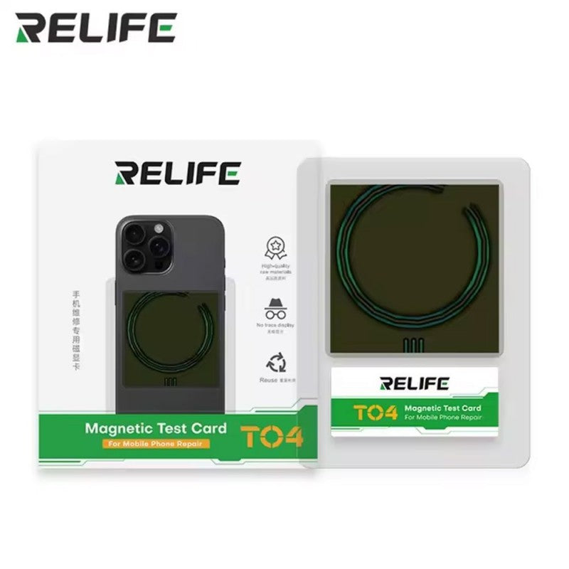 RELIFE TO4 Scheda Magnetica per Riparazione iPhone Osservazione Polo Magnatico