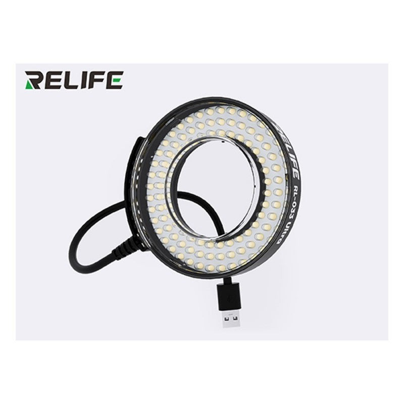 RELIFE RL-033 ULTRA Lampada LED USB per Microscopio con Luminosit&amp;agrave; Regolabile