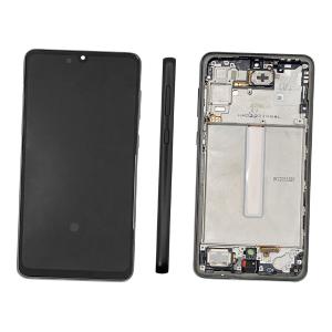 DISPLAY LCD PER SAMSUNG A336B A33 NERO CON FRAME GH82-28143A GH82-28144A SERVICE PACK