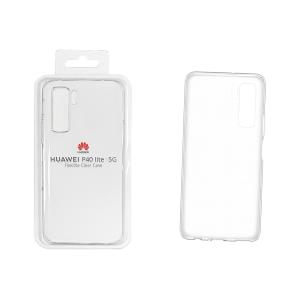 COVER CUSTODIA PER HUAWEI P40 LITE 5G TRASPARENTE ORIGINALE 51994053