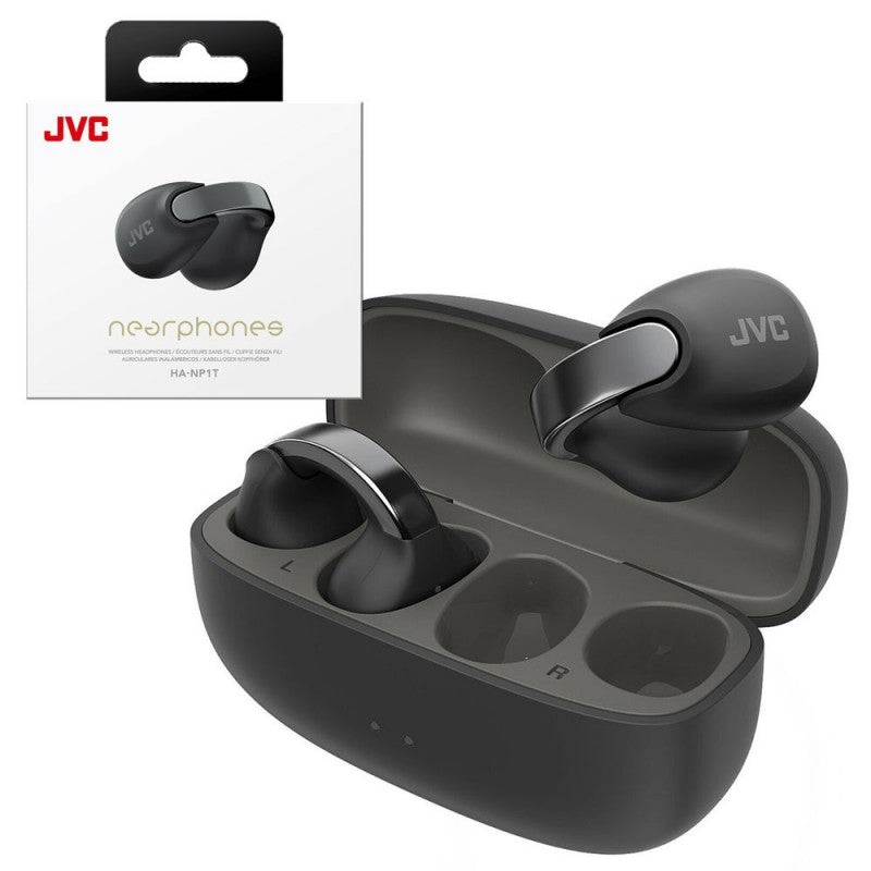 JVC HA-NP1T Cuffie Bluetooth True Wireless Auricolare Nearphones | Nero