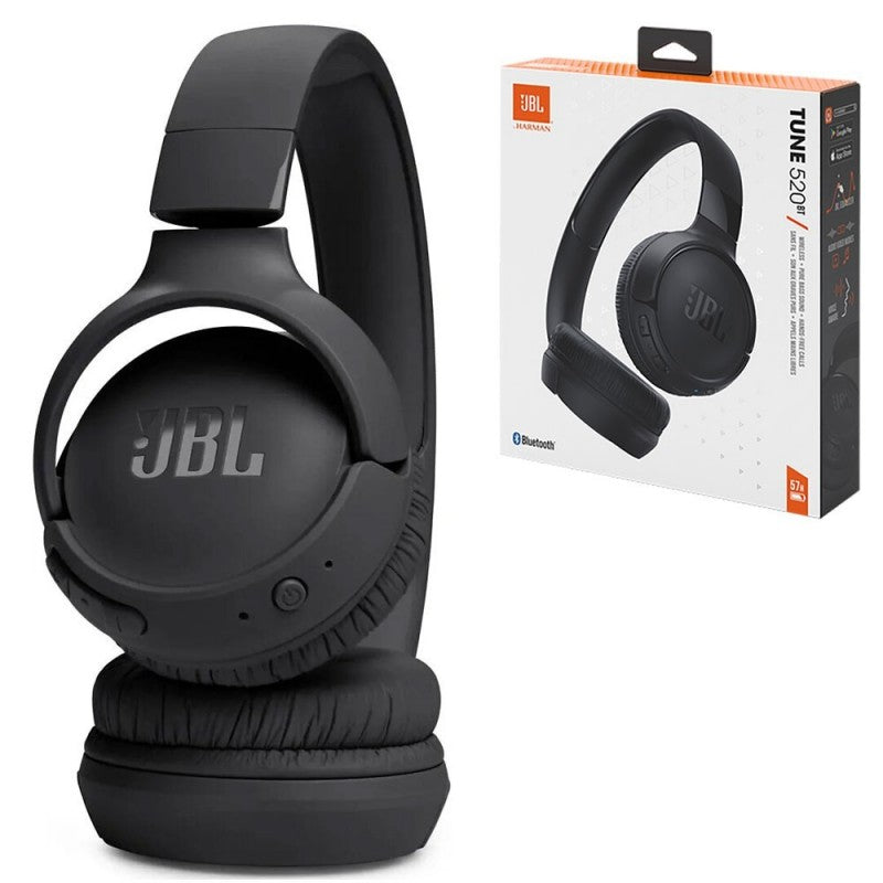 JBL TUNE 520BT Cuffie On-Ear Bluetooth Comandi e microfono sul padiglione | Nero