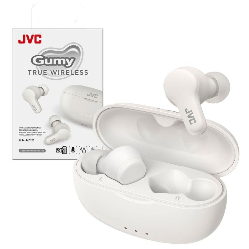JVC Gumy HA-A7T2-W-E Cuffie Intrauricolari Bluetooth True Wireless Auricolare Bianco