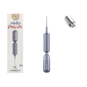 CACCIAVITE CON PUNTA T2 TORX QIANLI GRIP-TYPE HELLO PHILLIPS MOD. E