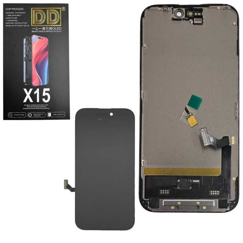 Display LCD Apple iPhone 15 DD SOFT OLED COP 90Hz | IC INTERCAMBIABILE