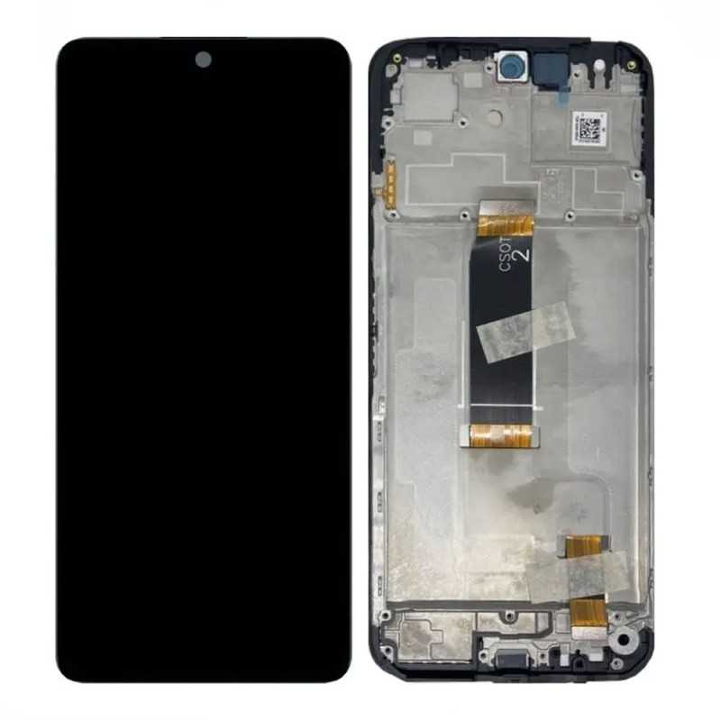 Xiaomi SERVICE PACK Display LCD ORIGINALE + Frame Per Redmi 13 4G / 5G / Poco M6 4G 2024