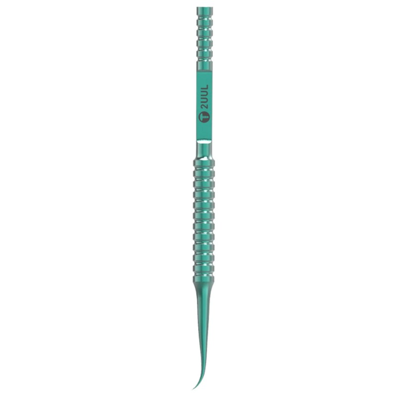 Pinza In Titanio 2UUL TI02 Punta Curva | Verde