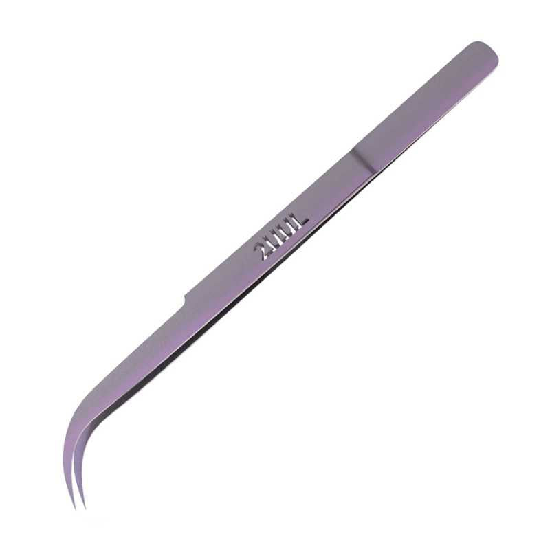 Pinza In Titanio 2UUL Ti22 Punta Curva | Viola