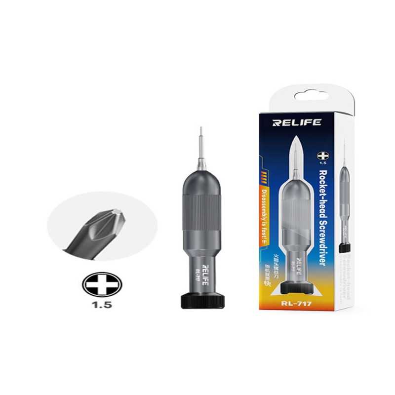 RELIFE RL-717 Cacciavite Rocket Head Screwdriver /+1.5