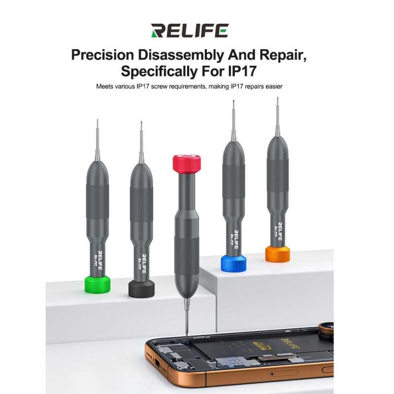 RELIFE RL-717A Set Cacciaviti 2D 5 in 1 | Rocket Head Screwdriver