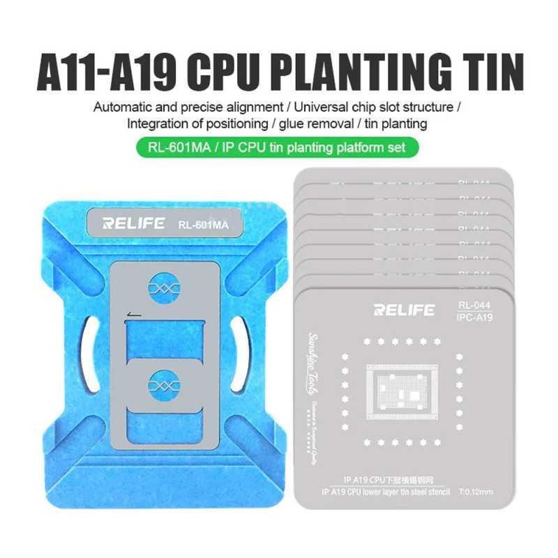 RELIFE RL-601MA Set di Riparazione per CPU Fixture Serie iPhone (A11-A19 Pro )