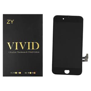 DISPLAY LCD PER IPHONE 8 - SE 2020 - SE 2022 NERO (ZY VIVID)