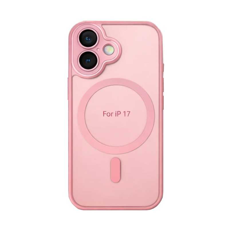 Custodia Protettiva iPhone 17 MagSafe con Protezione Vetro Fotocamera | Pink - BULK