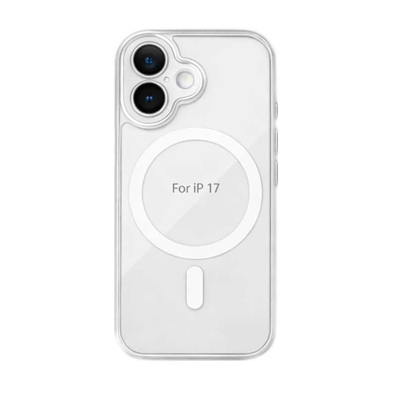 Custodia Protettiva iPhone 17 MagSafe con Protezione Vetro Fotocamera | Bianco - BULK