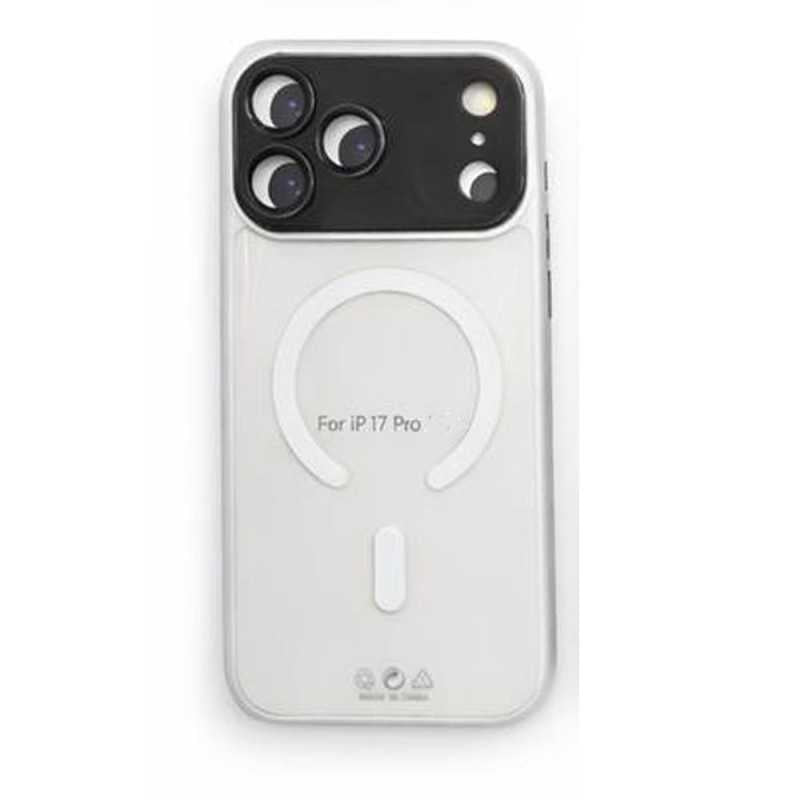 Custodia Protettiva iPhone 17 Pro MagSafe con Protezione Vetro Fotocamera | Bianco - BULK