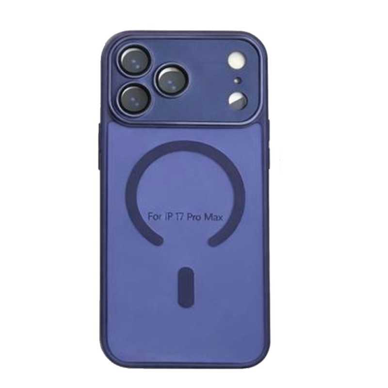 Custodia Protettiva iPhone 17 Pro Max MagSafe con Protezione Vetro Fotocamera | Dark Blue - BULK