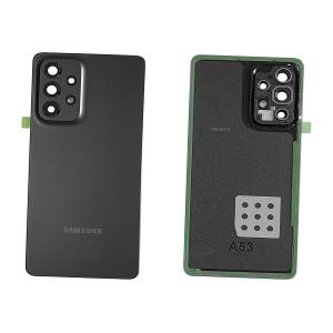 BACK COVER PER SAMSUNG A536B A53 5G NERO GH82-28017A - SERVICE PACK