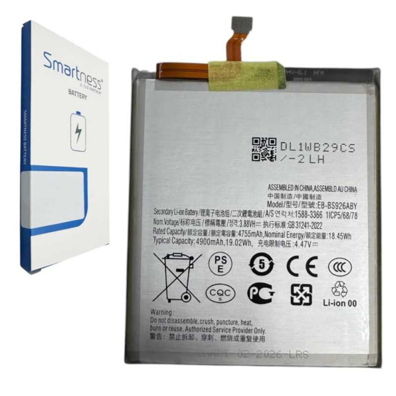Batteria Compatibile per Samsung Galaxy S24 Plus S926 | EB-BS926ABY 4900mAh