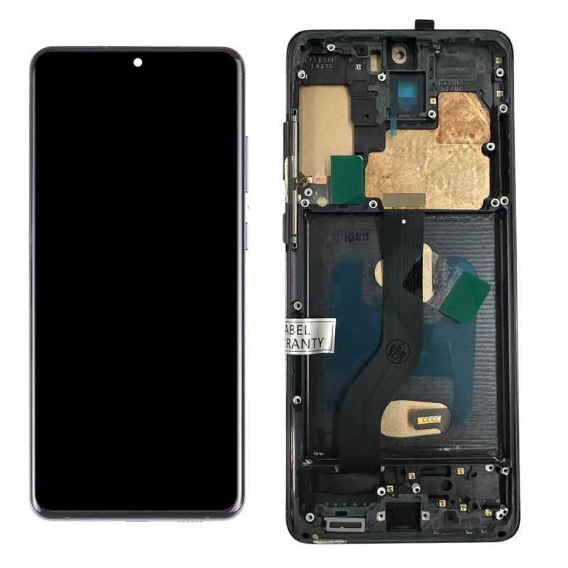Display LCD INCELL + Frame Per Samsung Galaxy S20 Plus G985 5G G986 | Nero
