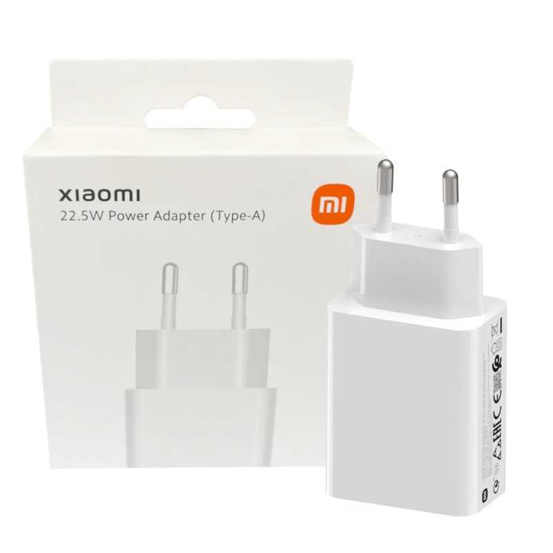 Xiaomi Caricatore Rapido 22.5W USB-A Adattatore da Parete Fast Charge, Compatto Universale, 100-240V &amp;ndash; Bianco