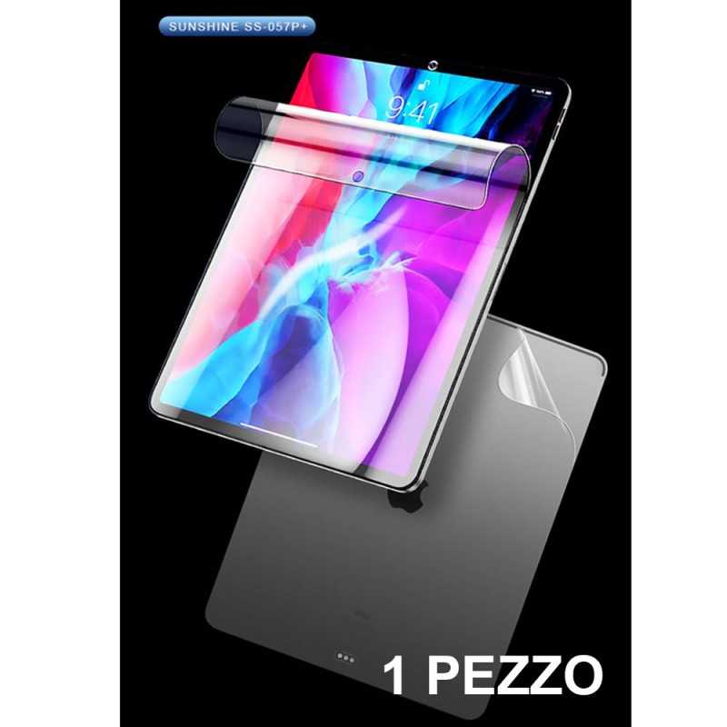 SUNSHINE Pellicola Idrogel HD SS-057P+ per iPad Pro e Tablet fino a 12,9" Ultra Sottile Auto-Riparante | 1 PEZZO